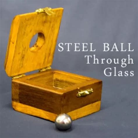 Steel Ball Thru Glass Magic Trick 